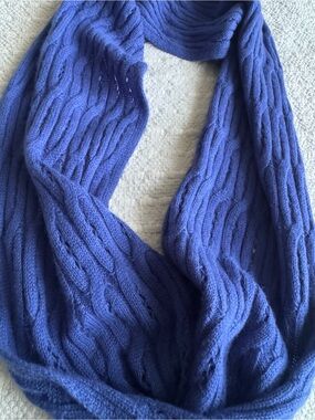 Celeste Wool-Cashmere Blend Cable Knit Infinity Scarf